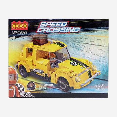 Cogo Blocks Speed Crossing Beetle Car #66 193 Pcs Toy For Boys