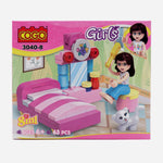 Cogo Girls Blocks Bedroom Toy For Girls