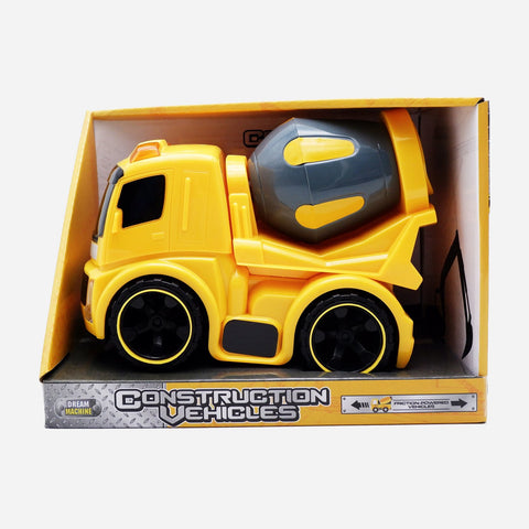 Dream Machine Construction Friction Mixer Truck Toy For Boys