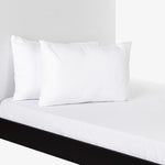 Kingston 3Pc Set Bedsheets Plain White Queen