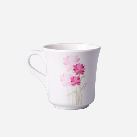 Pink Flora Cofffee Mug - 9oz