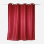 Living Essentials Window Curtain Oxford Semi Black Out (Maroon) - 55x60 in