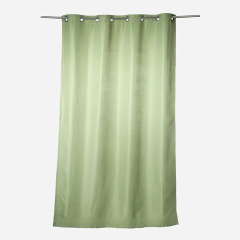 Living Essentials Window Curtain Oxford Semi Black Out (Dark Green) - 55x84 in