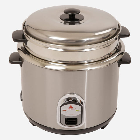 Hanabishi Stainless Steel Rice Cooker - 15 cups