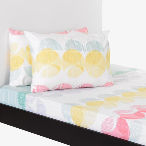 Kingston 3PC Bedsheet Set Queen - Abstract Circle