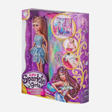 Sparkle Girlz Doll With Sequin Wardrobe Carry Case Blue