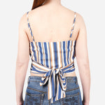 True Love Striped Strappy Blouse