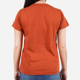 URBAN Sisters in Science Tee in Red Orange