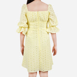 True Love Puffed Sleeves Dress