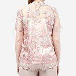 SM Woman Prima Full Lace Blush Blouse