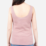 URBAN Sleeveless Rib Knitted Sleeveless Top