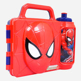 Spiderman 3D Combo Food Keeper And Bottle Red