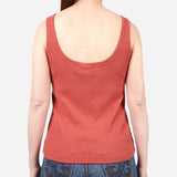 URBAN Sleeveless Rib Knitted Sleeveless Top