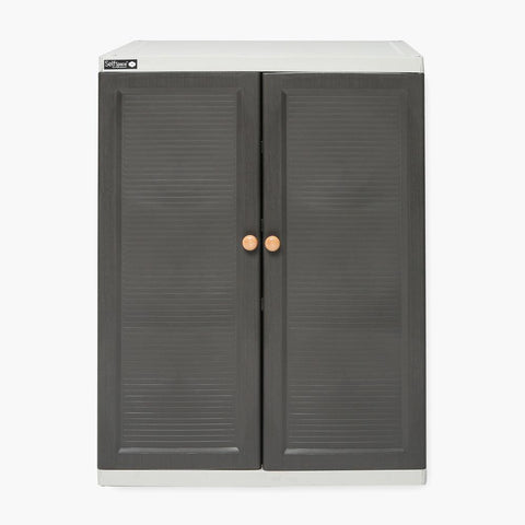 Megabox Self Space Click-lock Shoe Cabinet (Black)