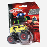 Majorette Monster Rockerz 1:64 Vw Bus Yellow Toy For Boys