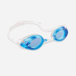 Intex Blue Aquaflow Sport Relay Goggles And Blue Silicone Swim Cap Swimming Set For Kids