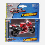 Maisto Fresh Metal 2 Wheelers (Red) Triumph Daytona Motorcycle Toy For Boys