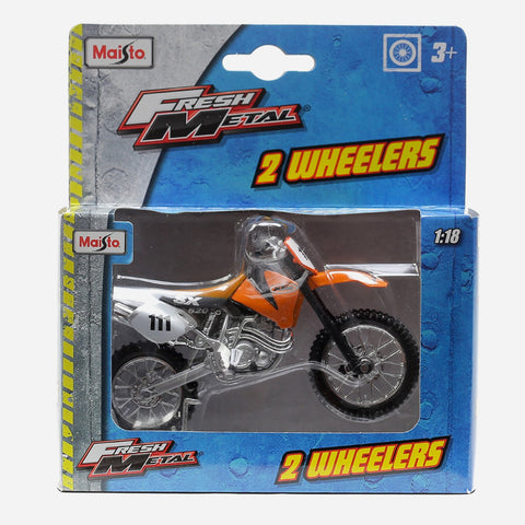 Maisto Fresh Metal 2 Wheelers Ktm Sx 520 Motorcycle Toy For Boys