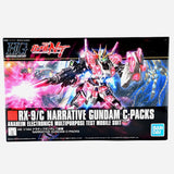 Gundam Hg 1 144 Rx 9 C Narrative Gundam C Packs Anaheim Electronics Multipurpose Test Mobile Suit Model Kit