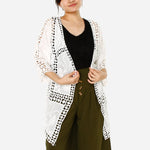 Tropiko by Kultura Ladies’ Full Open Crochet Cover Up