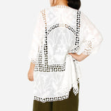 Tropiko by Kultura Ladies’ Full Open Crochet Cover Up