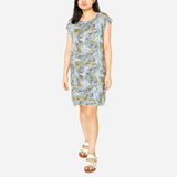 Tropiko by Kultura Ladies' Multi Leaves Midi Dress