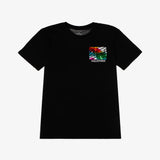 Kamisa Chromatic Icon F&B Print Tee in Black