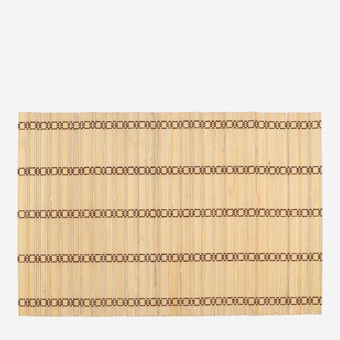 Tahanan by Kultura Bamboo Placemat Set of 4 Natural Color