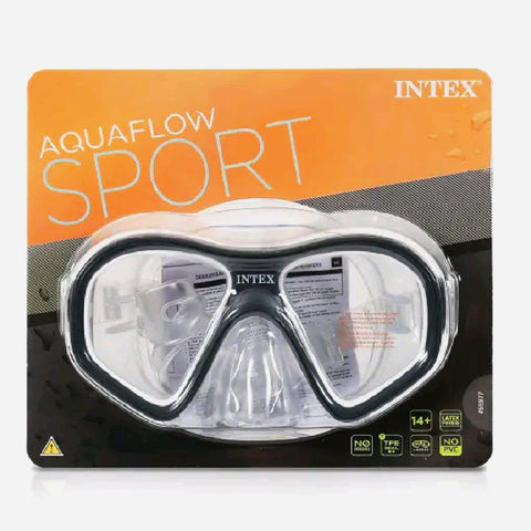 Intex Aquaflow Sport Reef Rider Mask Diving Goggles Black