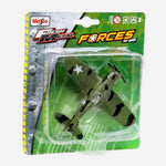 Maisto Fresh Metal Forces Sky Squad (Green Camouflage 014) Die Cast  Plane For Boys