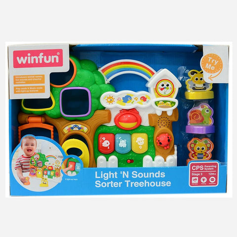 Winfun Light 'N Sounds Sorter Treehouse For Toddlers