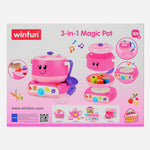 Winfun 3 In 1 Magic Pot Learning Toy(Pink) For Toddlers