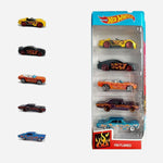 Hot Wheels 5 Car Pack Flames Toys For Boys