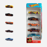 Hot Wheels 5 Car Pack Flames Toys For Boys