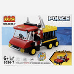 Cogo 3036 7 Police 116Pcs Building Blocks Toy For Kids