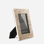 Tahanan by Kultura Smoked Round Chips Capiz Picture Frame