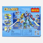 Cogo Coll Song 91 Pcs Blue Blocks For Kids