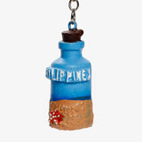 Kultura Blue Beach Bottle Keychain