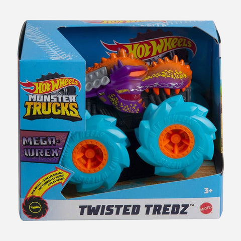 Hot Wheels Monster Trucks 1:43  Mega Wrex Rev Tredz Toy For Boys