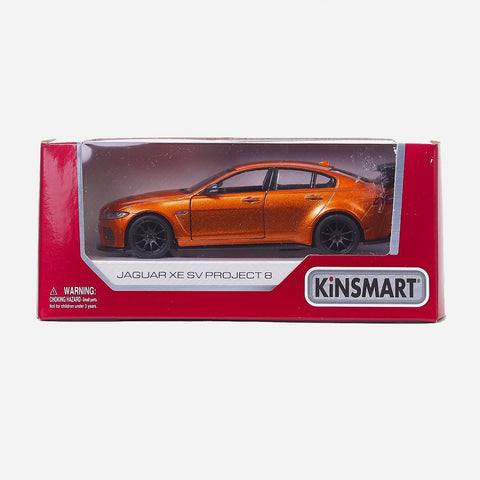 Kinsmart Jaguar Xe Sv Project 8 Orange Die Cast Vehicle For Boys