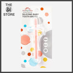 Mom & Baby Silicone Toothbrush - Pink