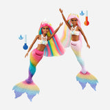 Barbie Dreamtopia Color Change Mermaid Doll (Dark Skin) Toy For Girls