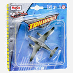 Maisto Fresh Metal Tailwinds (Gray With Green) Plane Toy For Boys