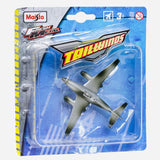 Maisto Fresh Metal Tailwinds (Gray With Green) Plane Toy For Boys