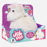 Jiggly Pup Walking Unicorn – White