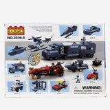 Cogo 3036 5 Police 117Pcs Building Blocks Toy For Kids