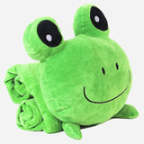 Frog Pillow Blanket For Kids