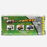 Maisto Fresh Metal Forces 3.0 (White And Gray) Bulldozer Vehicle Toy For Boys