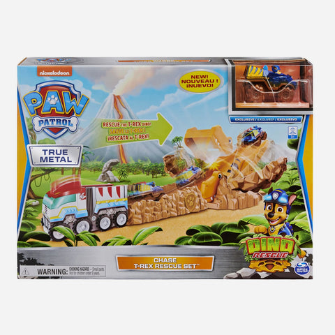 Paw Patrol Dino Rescue Chase T Rex Rescue Set For Kids