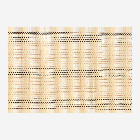 Tahanan by Kultura Set of 4 Bamboo Placemat with Combination